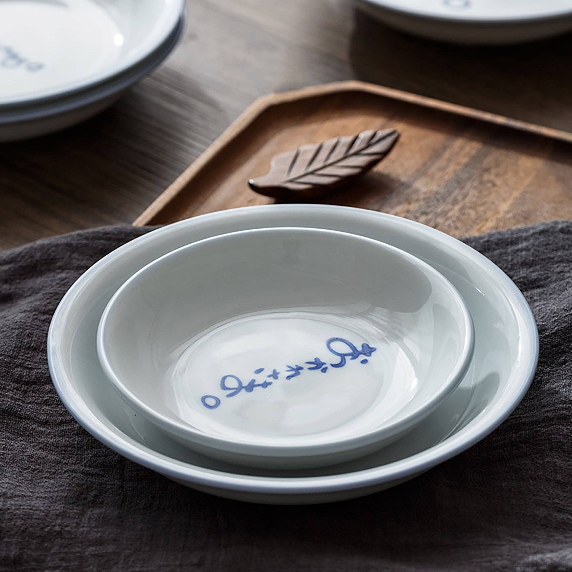 MinoCraft - Wholesale Dinner Plate - Plates with positive Japanese phrases6