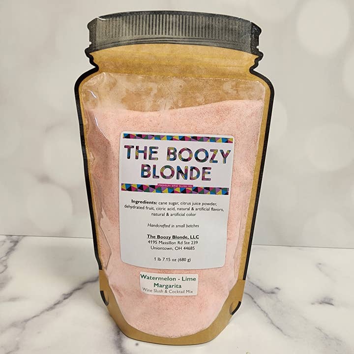 The Boozy Blonde – wholesale Cocktail mix/syrup – The Party Jar Wine Slush Cocktail & Mockail Mix