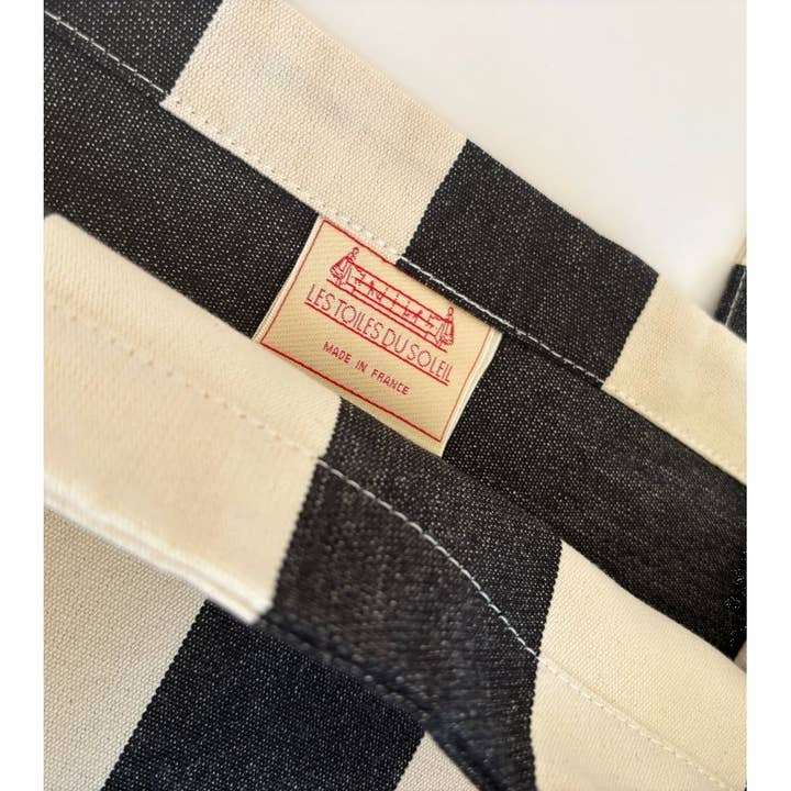 Les Toiles du Soleil - Wholesale Beach Bag - Bossa Beach Bag Boulevard Raspail Taupe H6