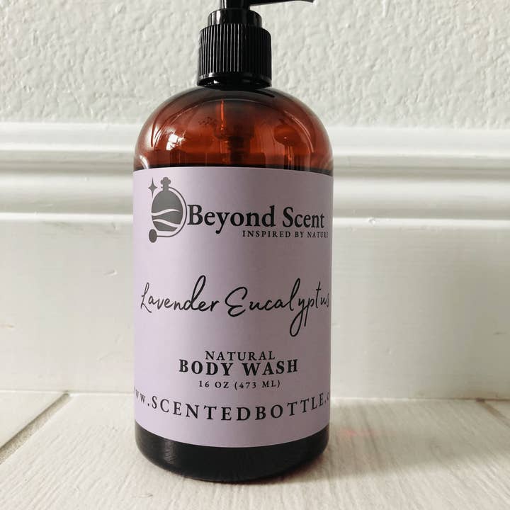Beyond Scent Inc. - Wholesale Body Wash/Shower Gel - Lavender Eucalyptus (Natural Body Wash Soap - 16 oz)