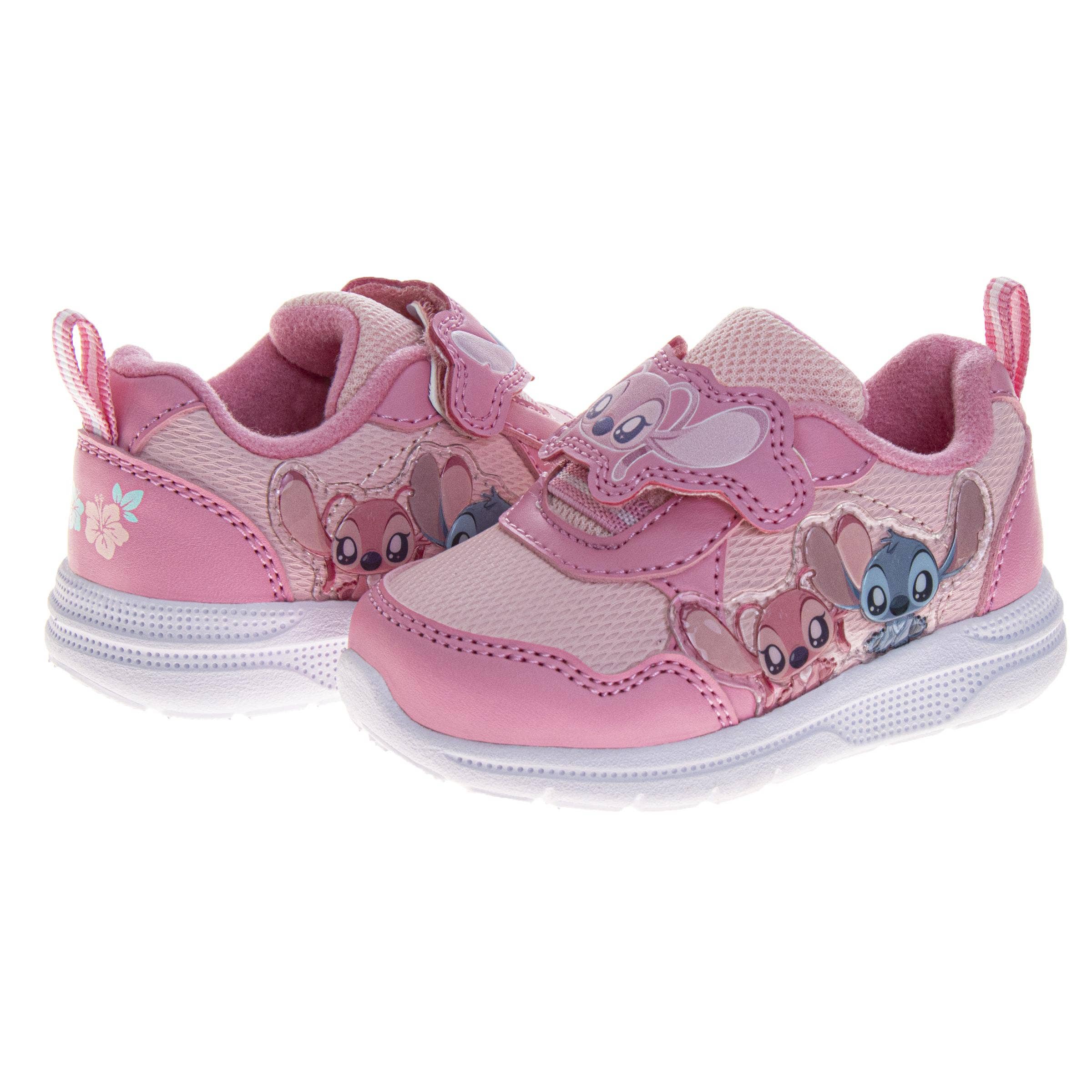 Josmo Shoes Inc - Wholesale Casual Shoes - Kids - Disney Stitch Girls Ohana Hook & Loop Sneakers (Infants)5