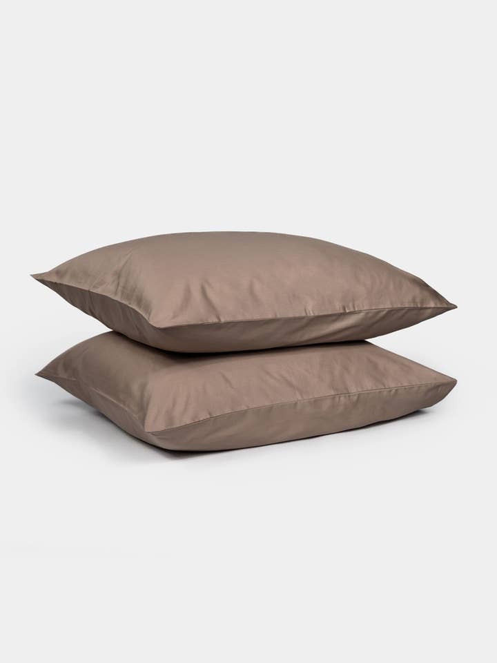 Pillowcase Taupe (2-pack) for wholesale by Read The Label