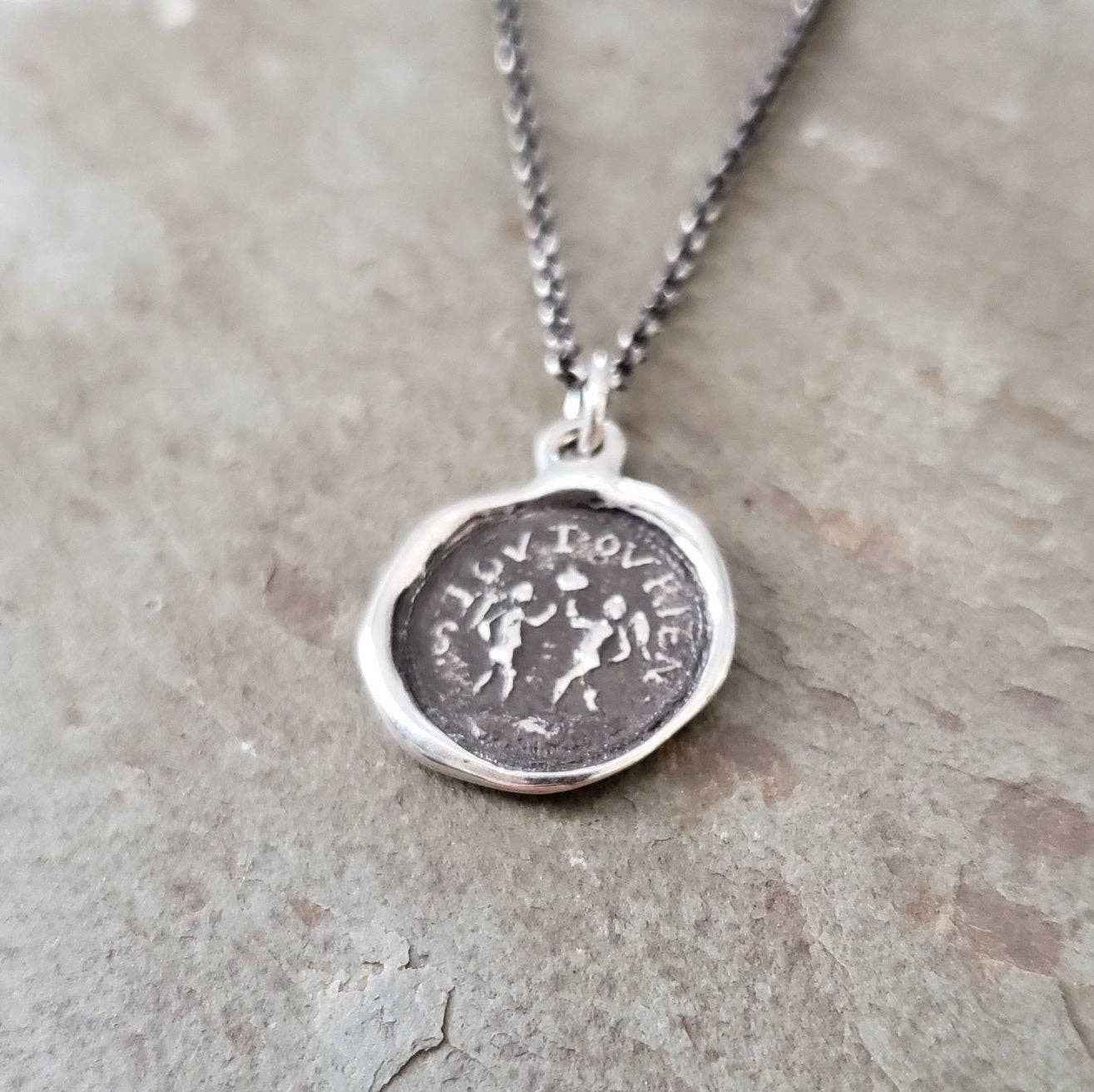 Plum and Posey - Wholesale Pendant/Charm Necklace - Burning Love French Wax Seal Necklace - Adoration4