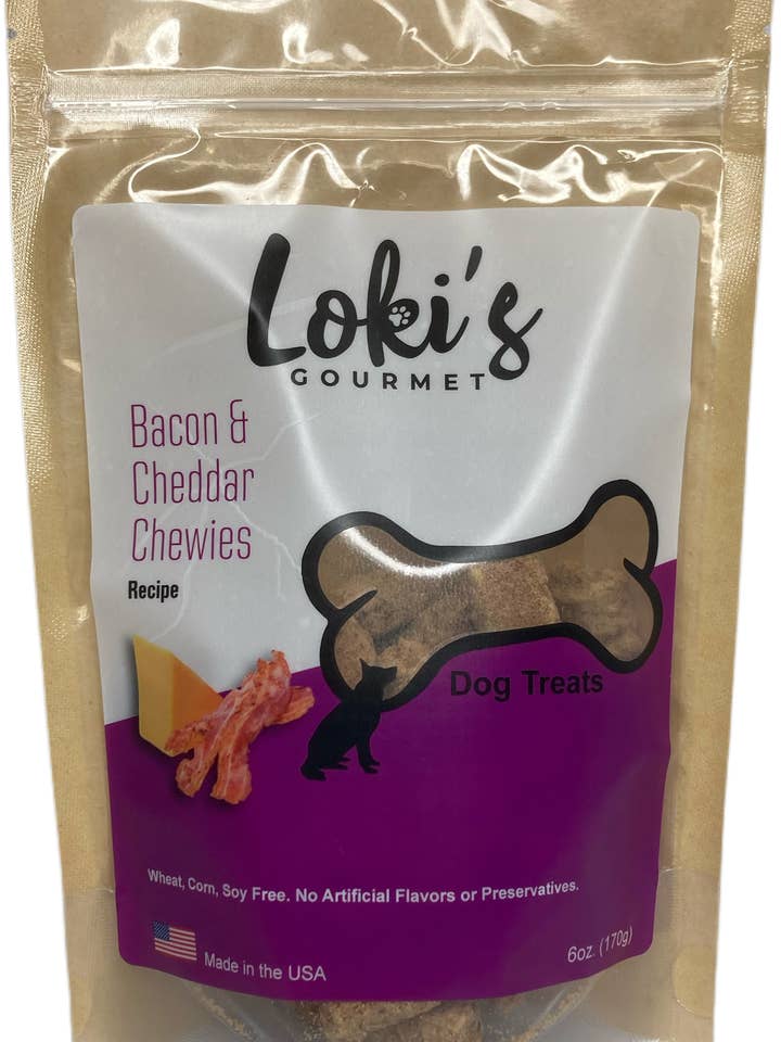Chewies met spek en cheddar voor wholesale door Loki’s Gourmet