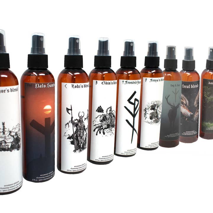 Altaar Spray – 8oz Rituele Mist voor Reiniging, Wijding & Noors Godenwerk voor wholesale door Oreamnos Oddities