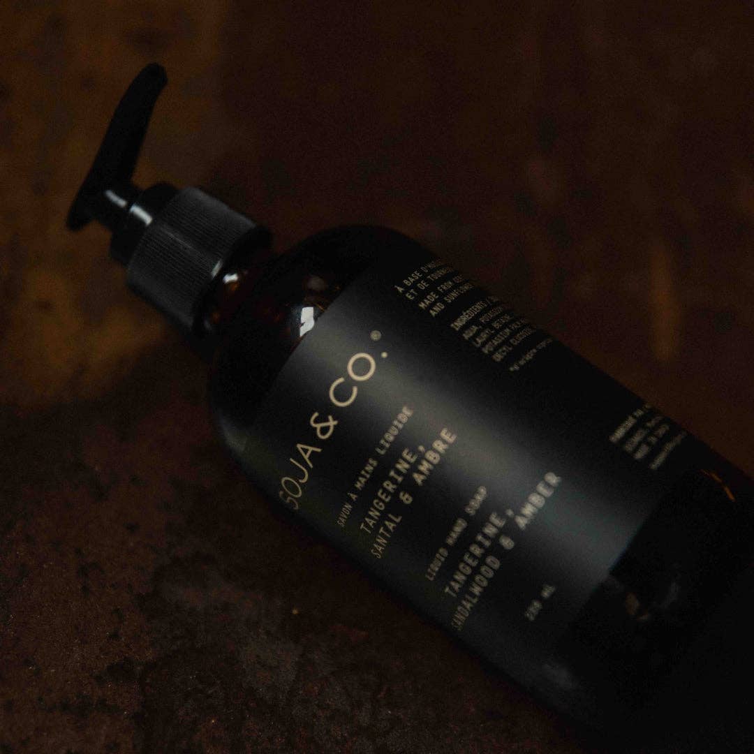 SOJA&CO.® - Wholesale Hand Soap/Wash - Liquid Hand Soap | Tangerine, Sandalwood & Amber1
