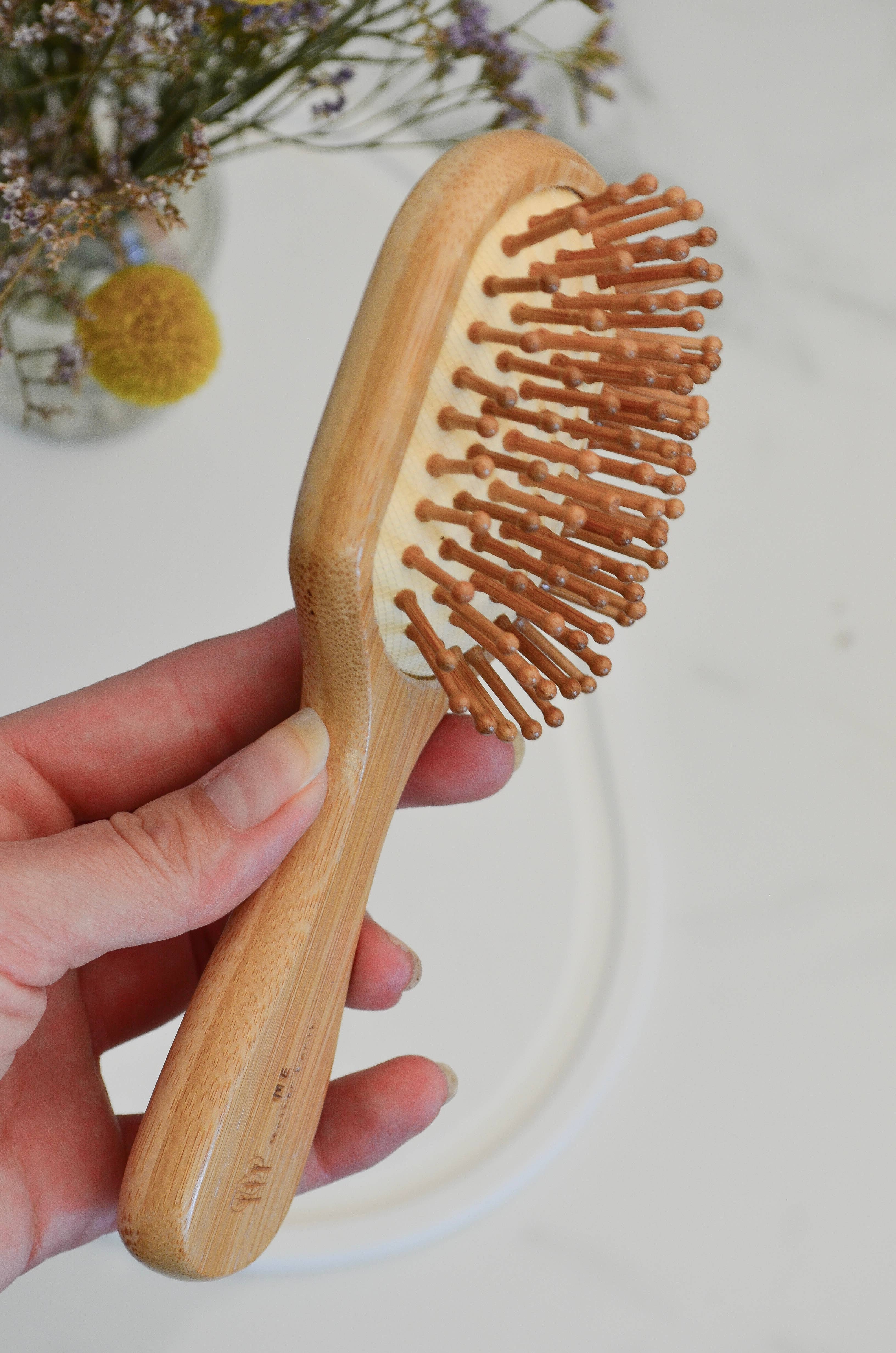 Me Mother Earth - Wholesale Hair Brush/Comb - Bamboo Travel Hairbrush2