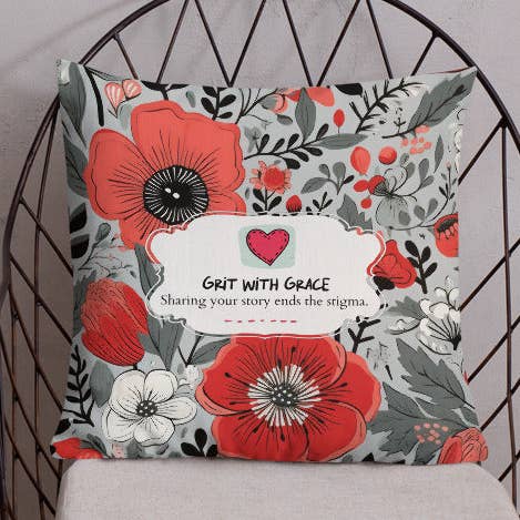 Almohada Botánica para Amantes de las Flores para venta al por mayor de Grit with Grace, LLC