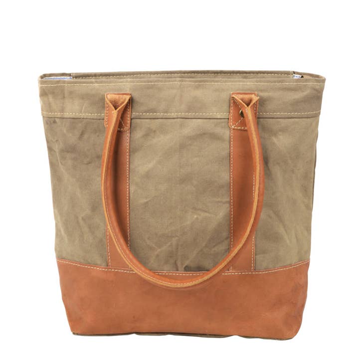 Plain Canvas Tote With Leather and other Purchase Wholesale waxed canvas fabric. Free Returns & Net 60 Terms on Faire trending on Faire.