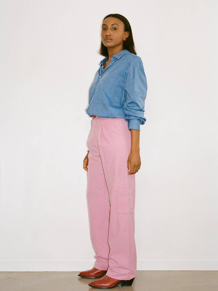 Pulpe – Großhandel Hose – Damen – Simon lila Hose5