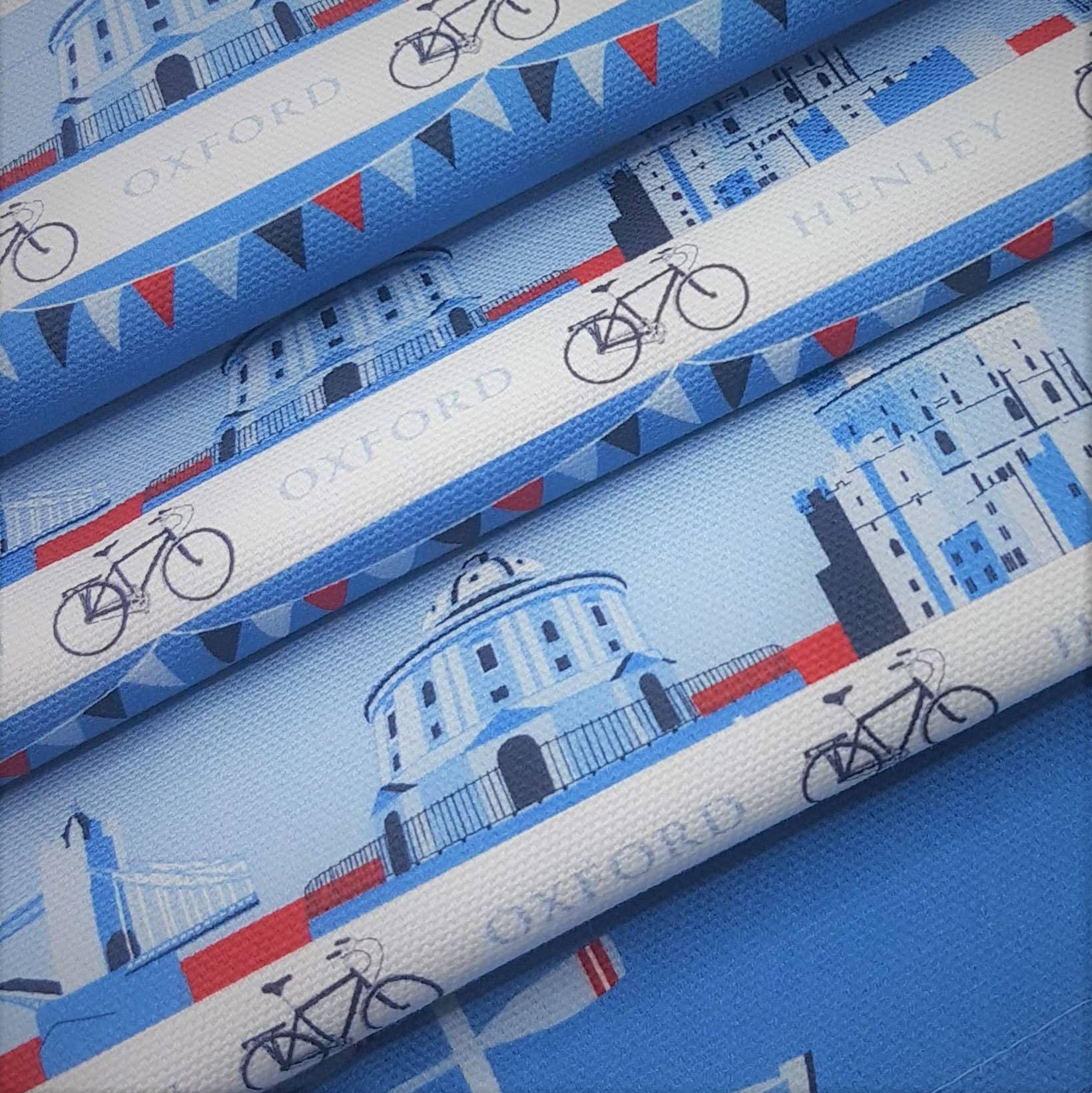 Aqua by Design - Wholesale Tea Towel - Tea Towel, London Skyline & Rowing Boats Design5