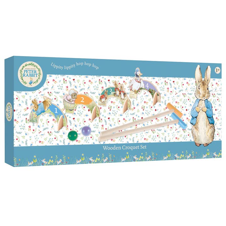 Peter Rabbit Children’s Wooden Croquet Set - Fun For All The Family for wholesale by Robert Frederick Ltd