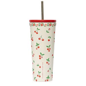 Cold Cup - 24oz Rifle Paper - Cherries for wholesale by CORKCICLE