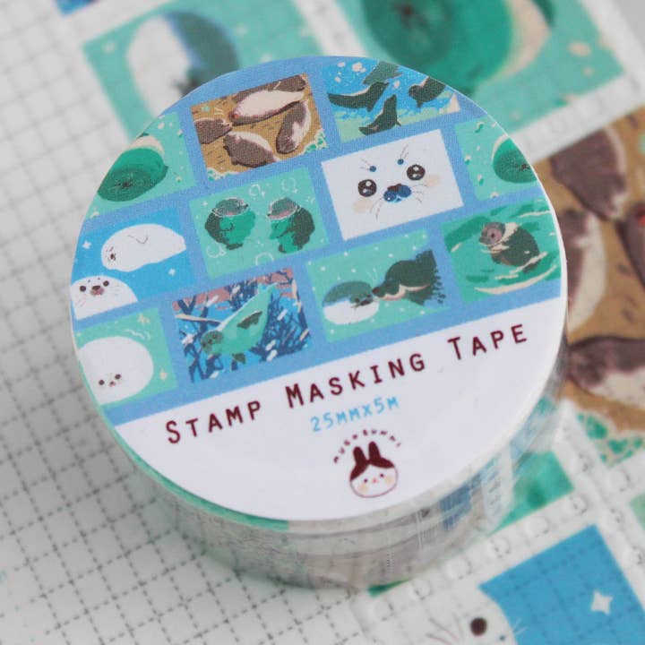 Seal Stamp Washi Tape for wholesale by Mugobunni
