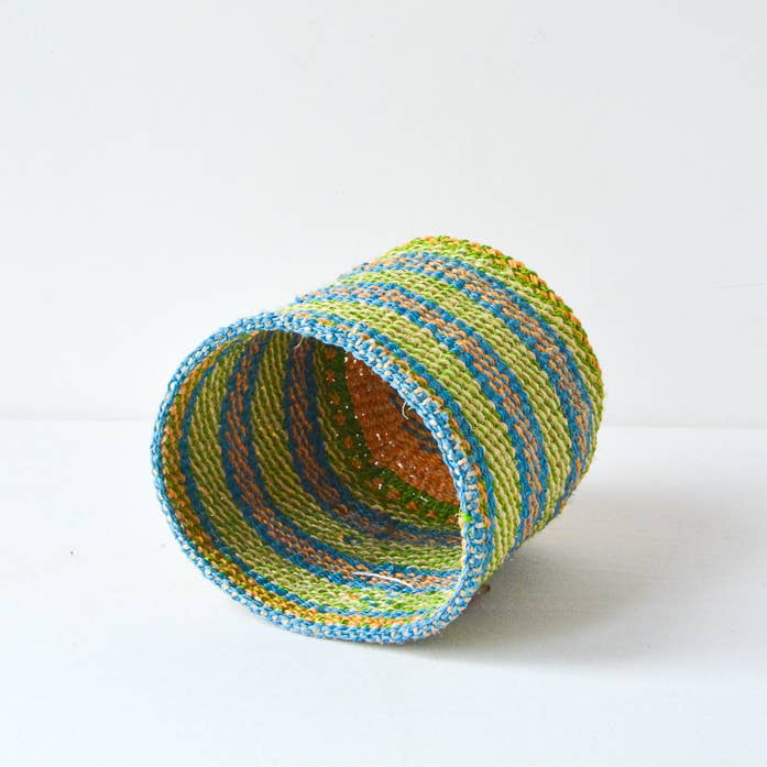 Crafts by Solid - Wholesale Basket - Handwoven Sisal Baskets - Colourful hues - XXS - XXL57