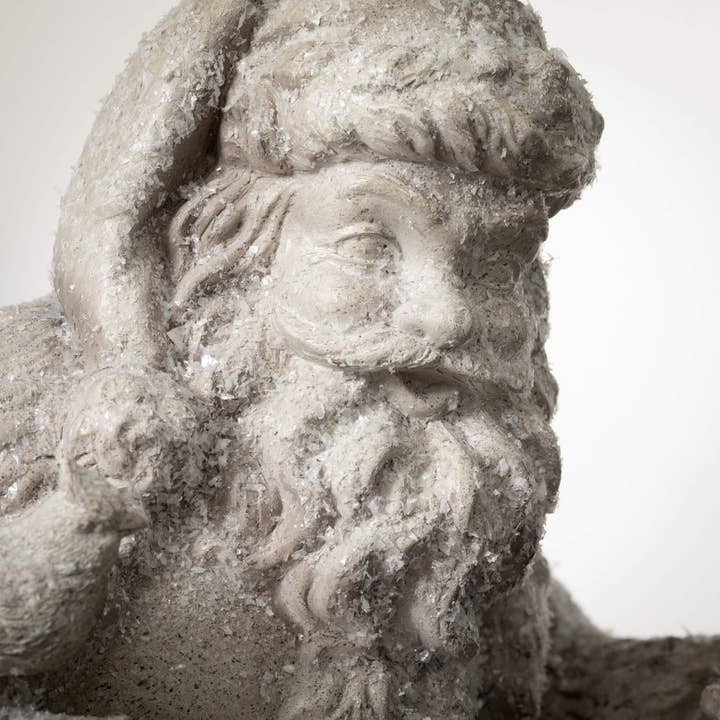 Sullivans Home Decor - Wholesale Christmas Decoration - Large Frosted Santa Figure