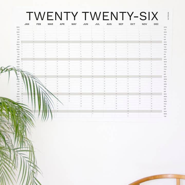 2026 Year Plan · A0 size for wholesale by OCTAGON DESIGN