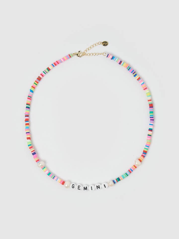 Miz Casa & Co Gemini Star Sign Choker Multi for wholesale by Izoa pty ltd