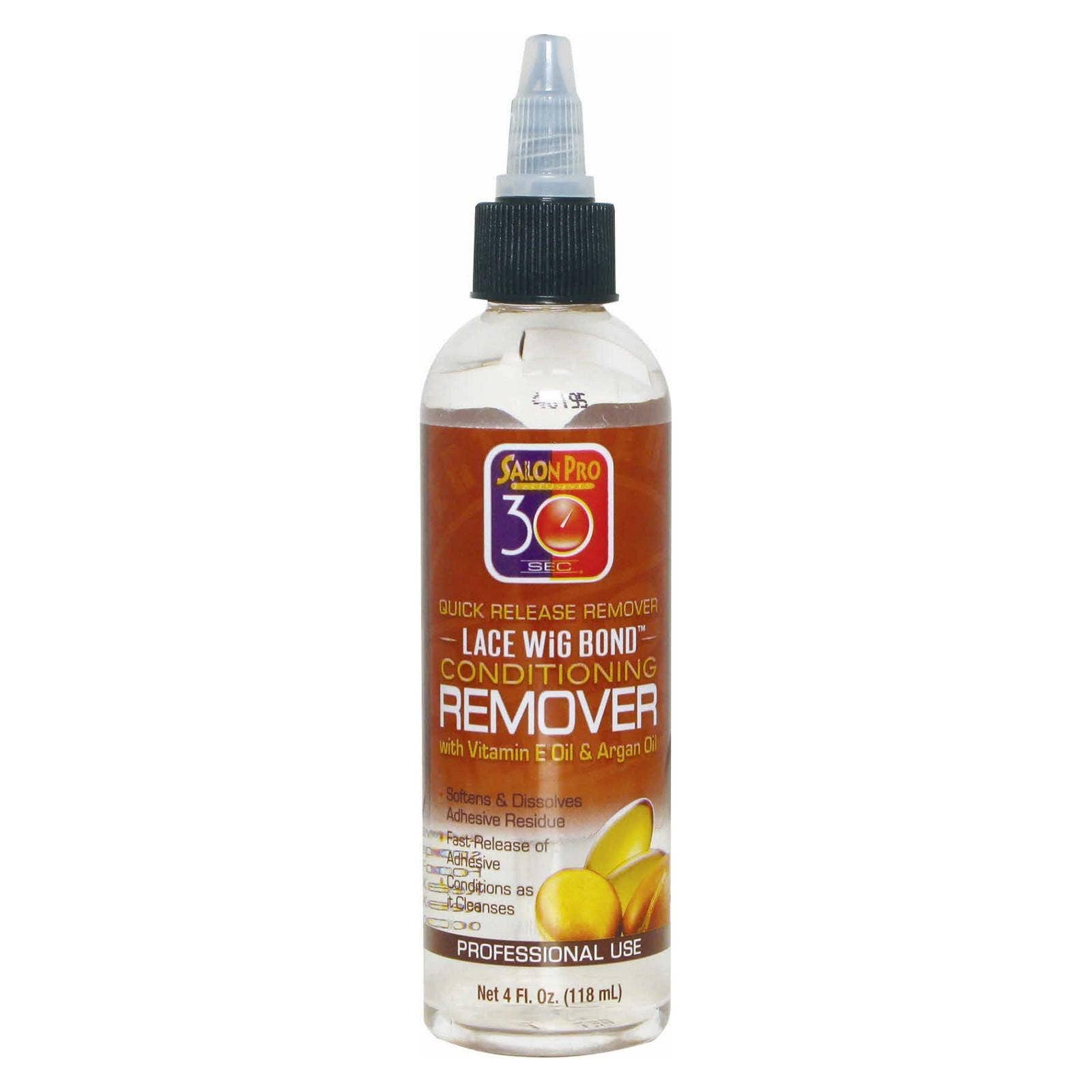 KT Supply - Wholesale Hair Spray - Salon Pro 30 Sec Lace Wig Bond Conditioning Remover 4 Oz0