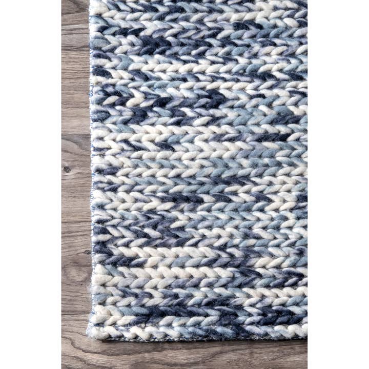 nuLOOM - Wholesale Area Rug - Hand Woven Chunky Woolen Cable Area Rug25