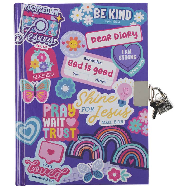 Christian Art Gifts - Wholesale Phone & Laptop Stickers - Diary HC Shine For Jesus Matt. 5:16
