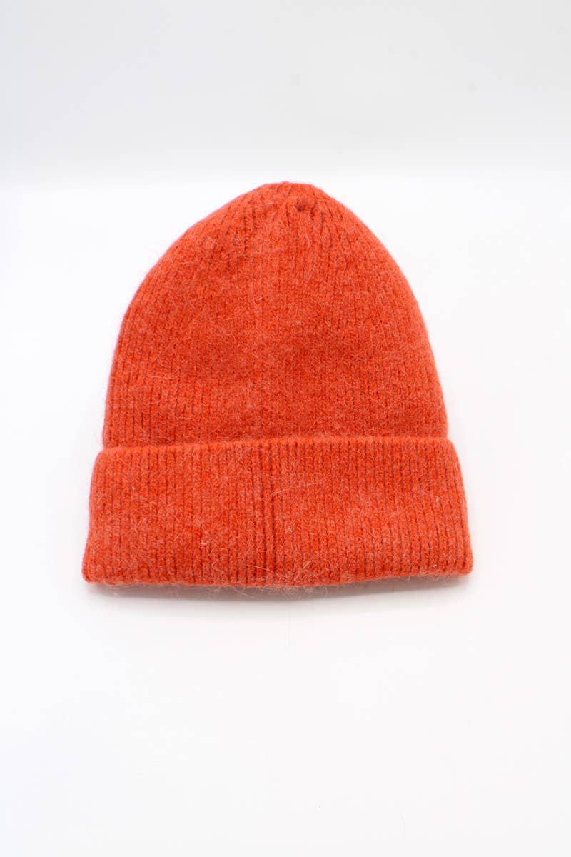 Hologramme Paris - Wholesale Beanie - Women's - Classic Plain Lined Angora Beanie18