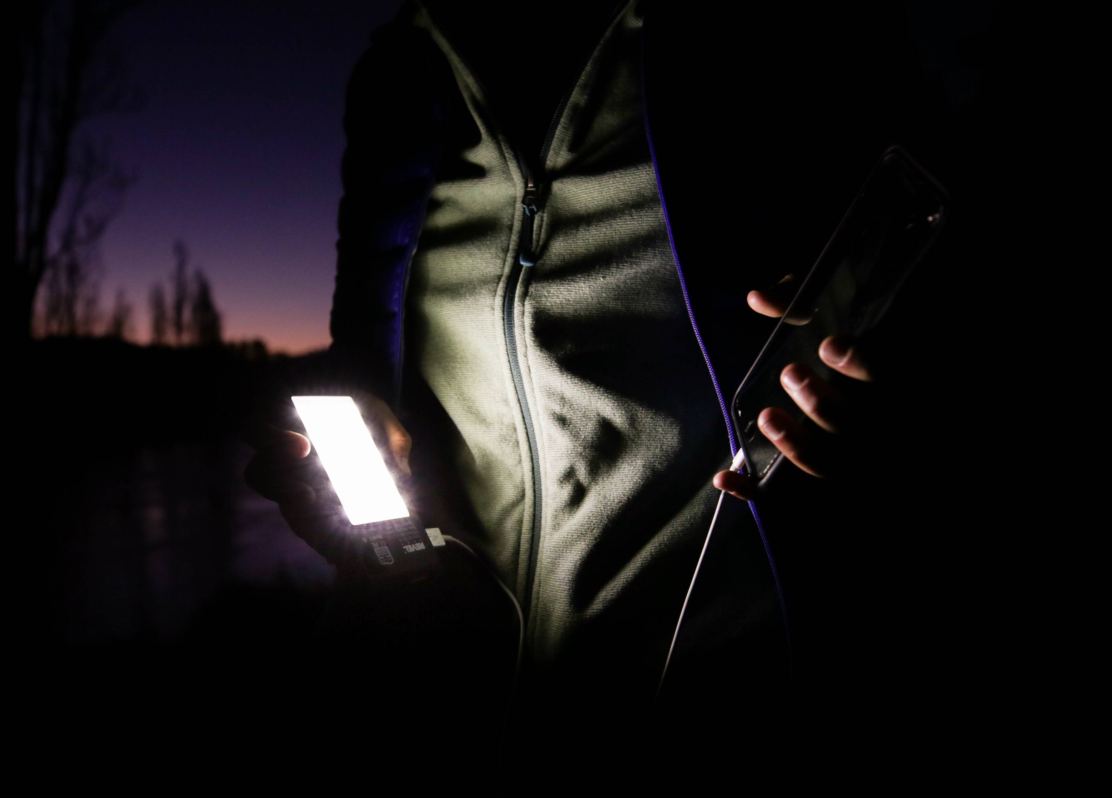 Revel Gear - Wholesale Portable Charger - Day Tripper™ 8000 mAh Solar Battery + 1000 Lumen LED Light6