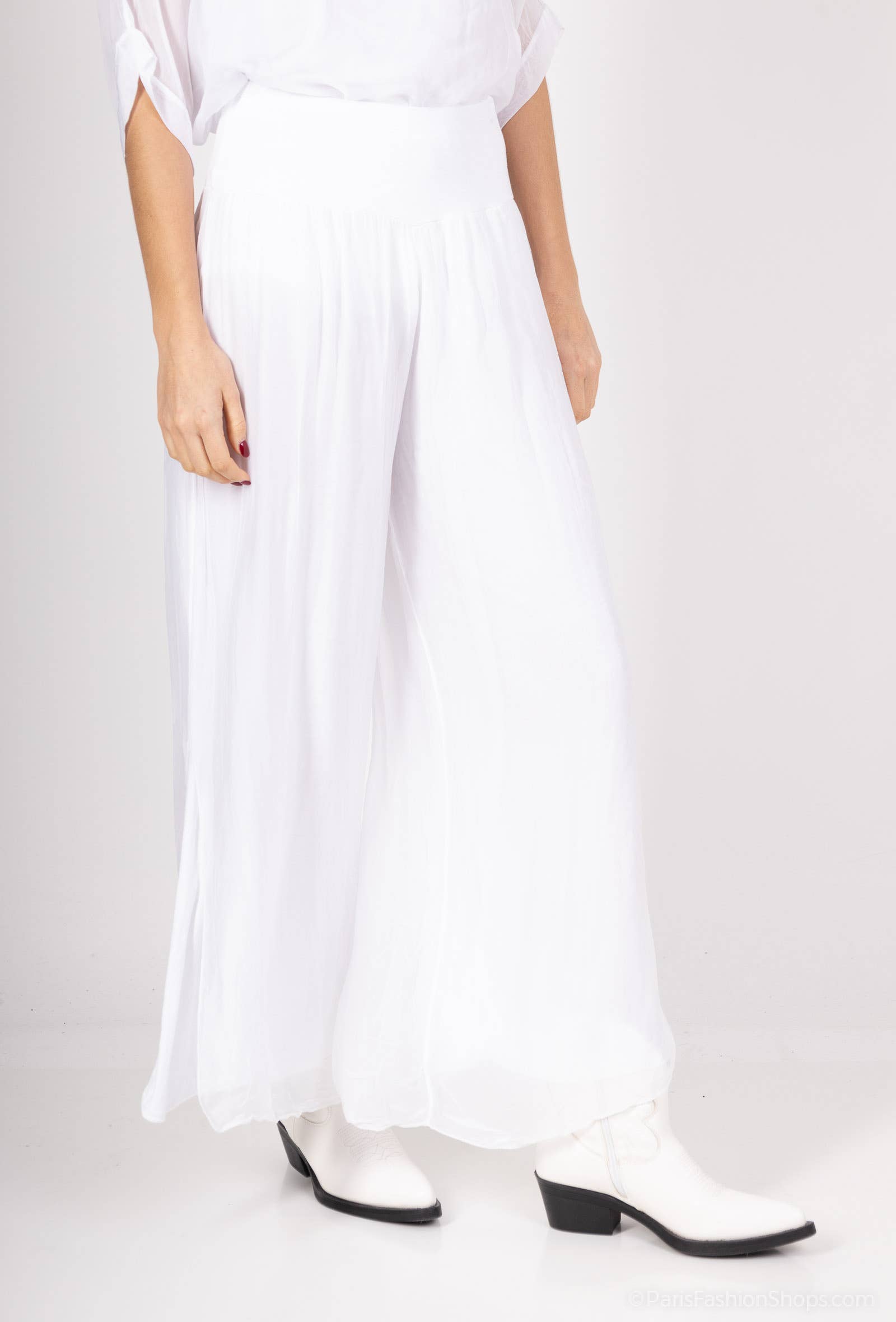 Shyloh - Vente Pantalon – femme - Pantalon soie ouvert sur les côtés du bas 2046417