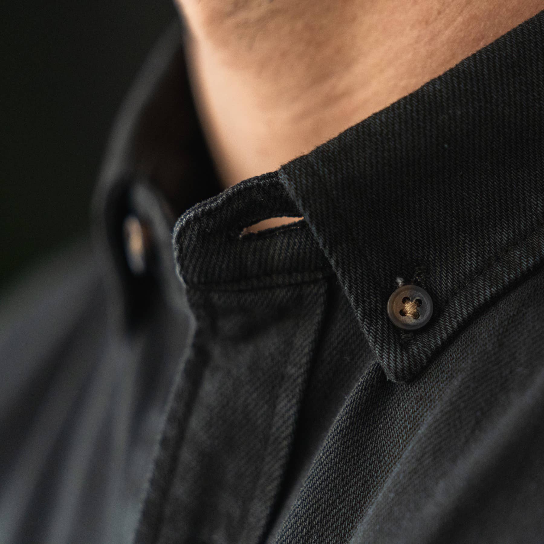 BILLYBELT - Wholesale Button Down Shirt - Men's - Denim shirt Black1