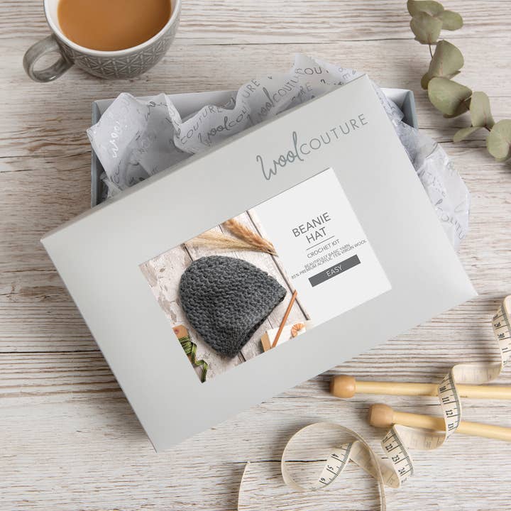 Wool Couture Company - Wholesale DIY Craft Kit - Hat Crochet Kit - Beginner Basics