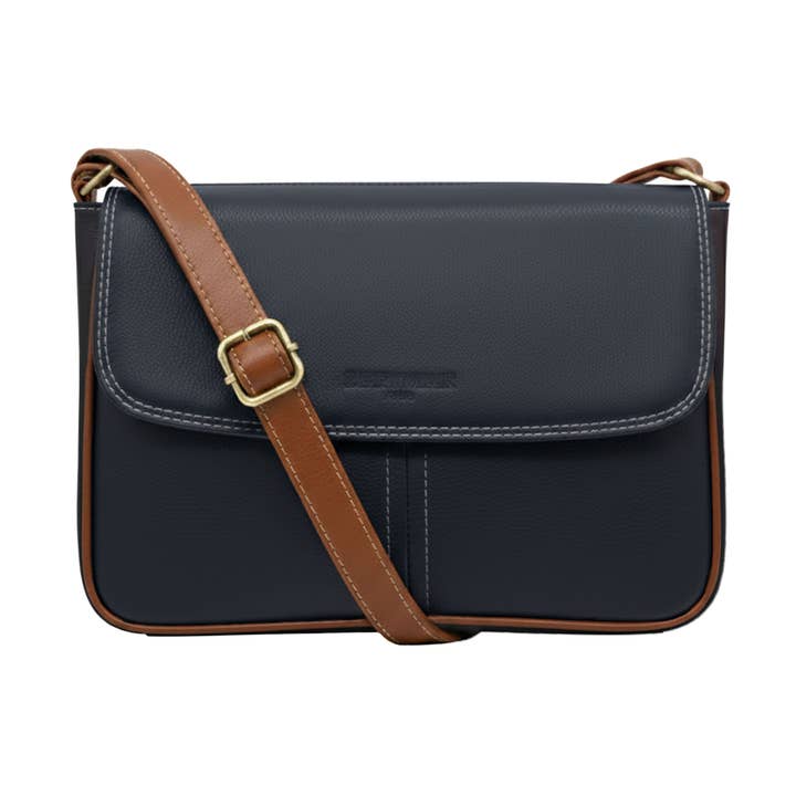 Zerimar Bolso Bandolera 100% Piel Medidas: 19X25X8 for wholesale by Zerimar 1942