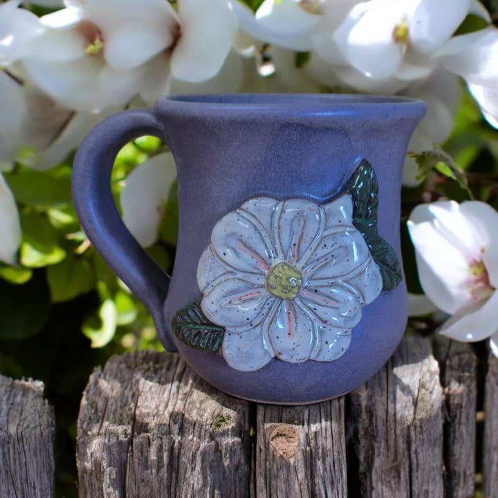 MudWorks Pottery – wholesale Coffee mug – Magnolia Mug