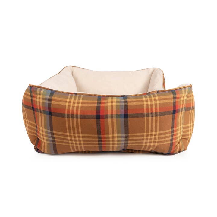Carolina Pet Company - Wholesale Pet Bed - Cat/Dog - Pendleton Plaid and Fur Kuddler - Desert Plaid3