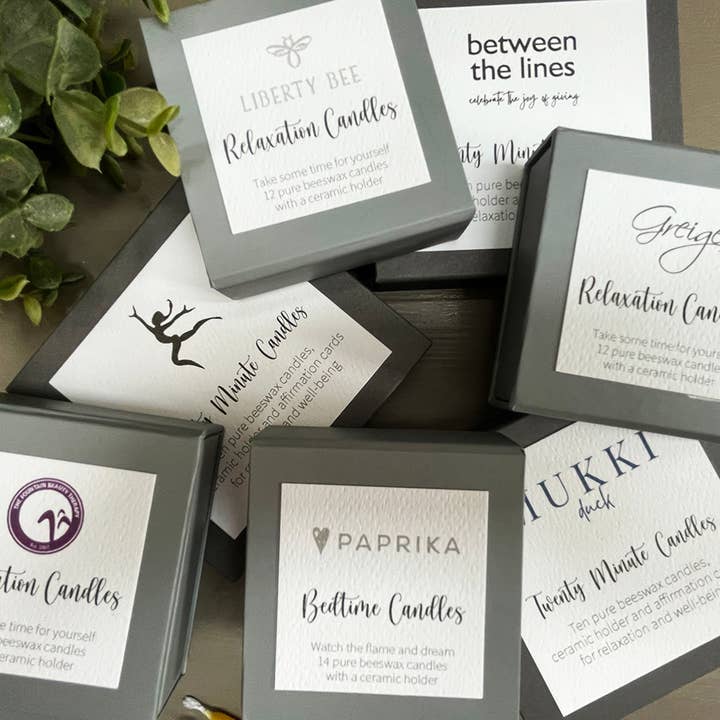 Cotton & Grey - Wholesale Tapered Candle/Candlestick - Bespoke Mini Candles2