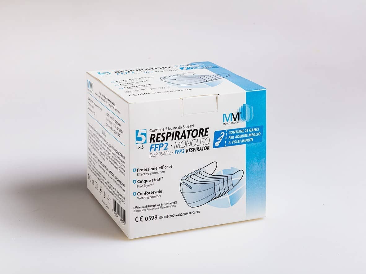 Munus Medical – Großhandel Mund-/Gesichtsschutz – FFP2 ATEMSCHUTZMASKE MIT MM-1 HAKEN - WEISSE FARBE3