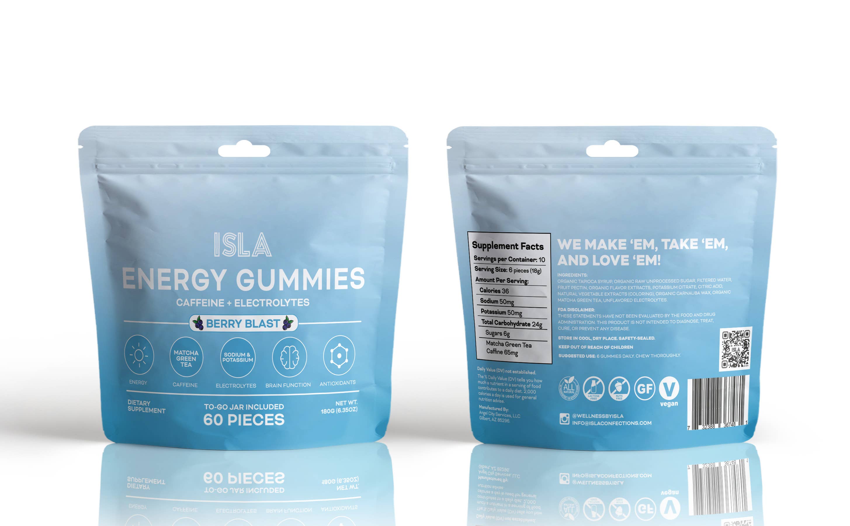 Isla Wellness - Wholesale Oral Supplement/Vitamin - Energy Gummies1