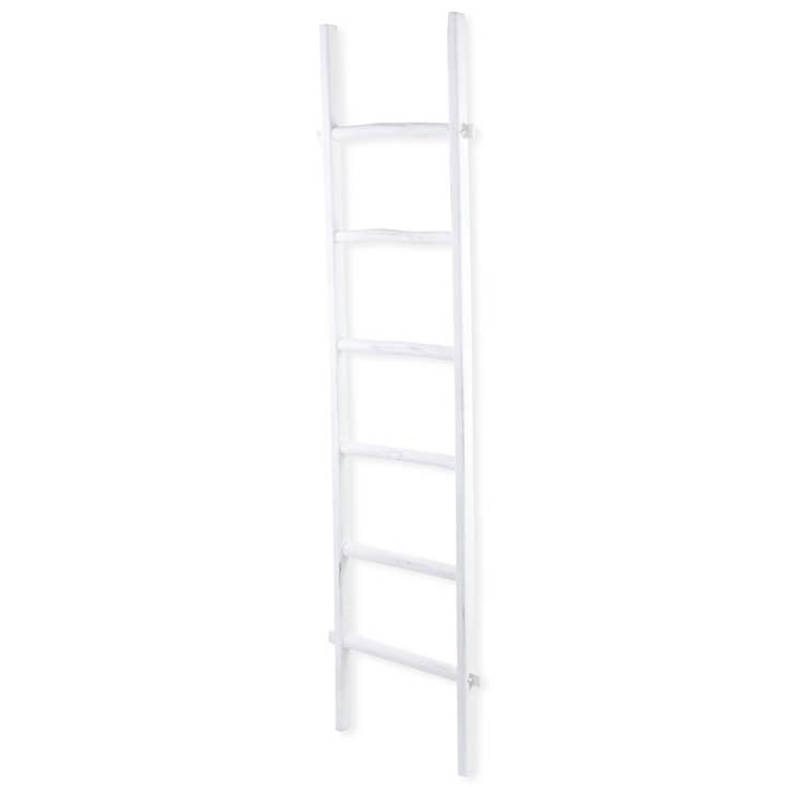 Cheungs Home Decor – wholesale Fristående hylla – Atwater Rustik vit stege - | Display | Stege |