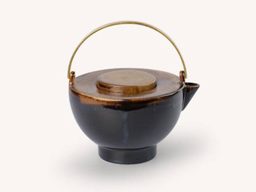 rivêt - L'Indochineur – Engroshandel Tesæt – Empreinte tekedel med håndtag i rå messing3