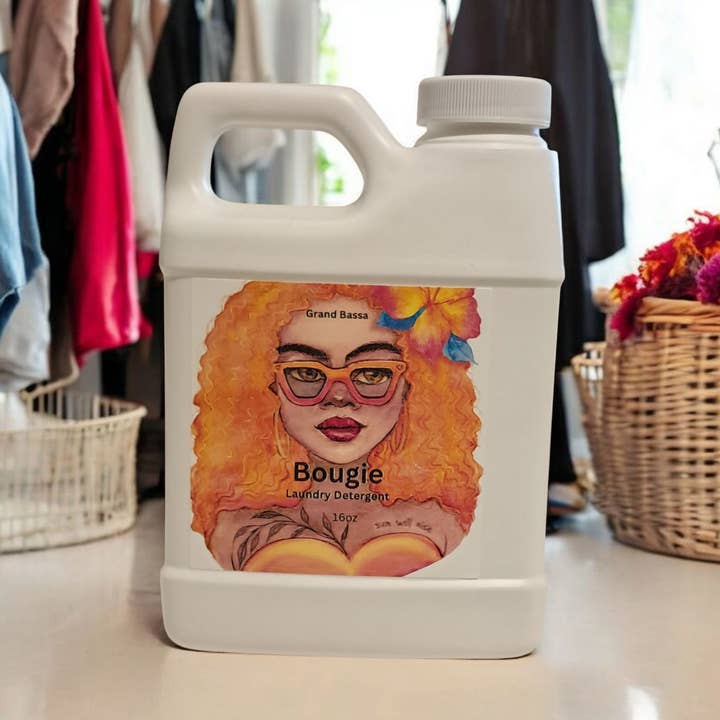 Bougie Laundry Detergent 32,64oz for wholesale by Grand Bassa Candle Co.