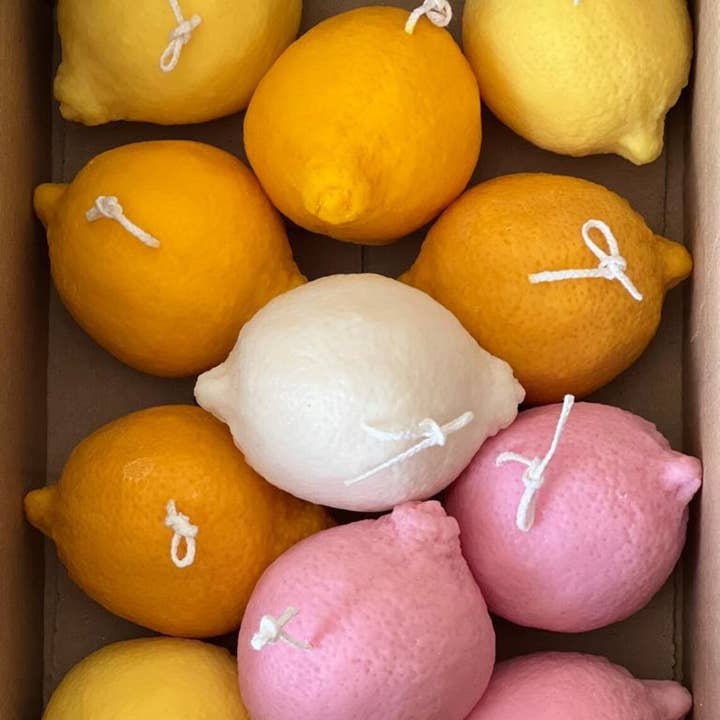 Maison Bohiti - Wholesale Novelty Candle - Soy Wax Sicilian Summer Lemons Candle - Unscented