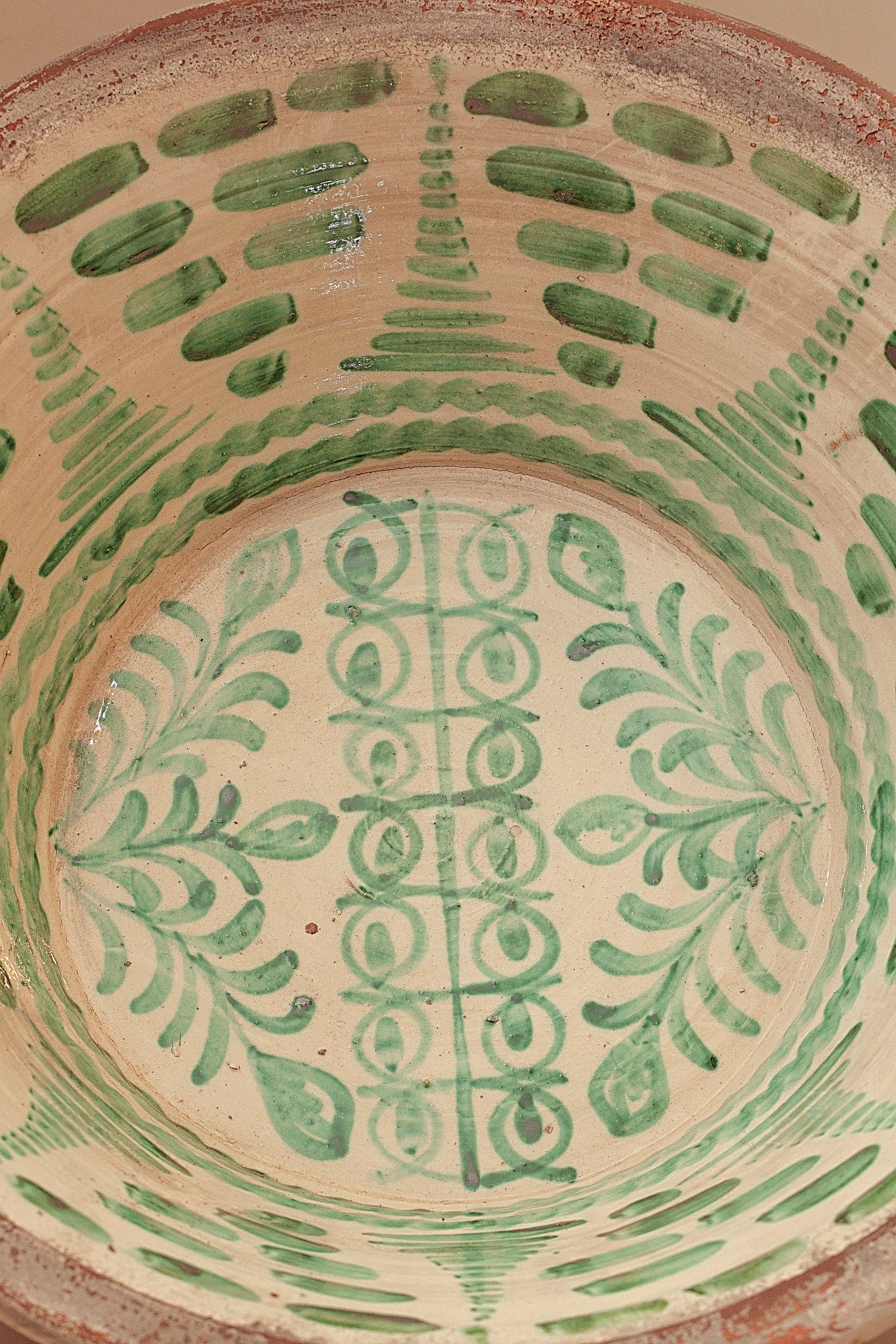 Eturel Madrid - Vente Assiettes/plats/bols de décoration - Lebrillos granaínos verts2