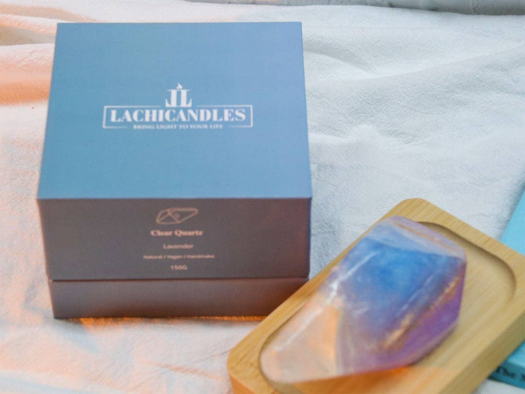 LACHICANDLES – wholesale Tvål – Kamomill-tvål med kristaller1