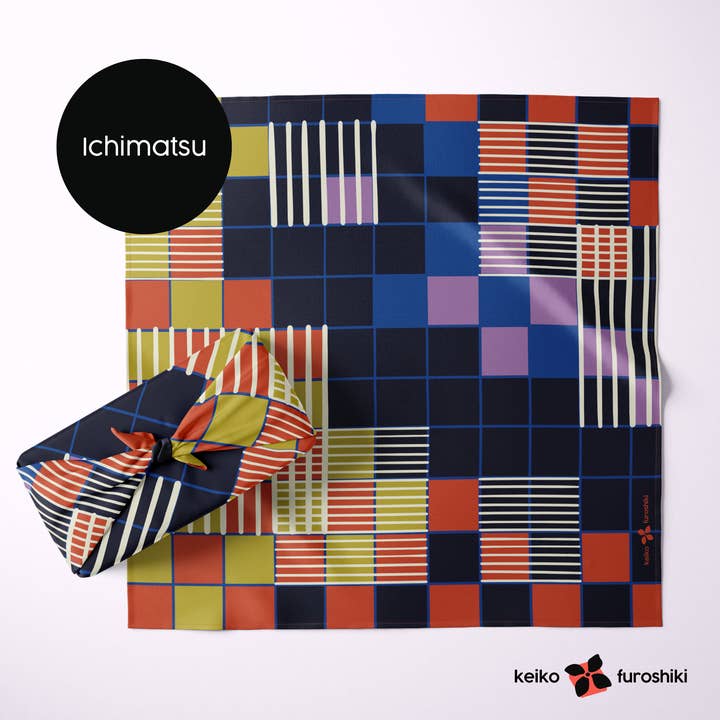Keiko Furoshiki - Vendita all'ingrosso Carta da regalo in fogli - Panno da regalo giapponese in tessuto riutilizzabile Furoshiki6