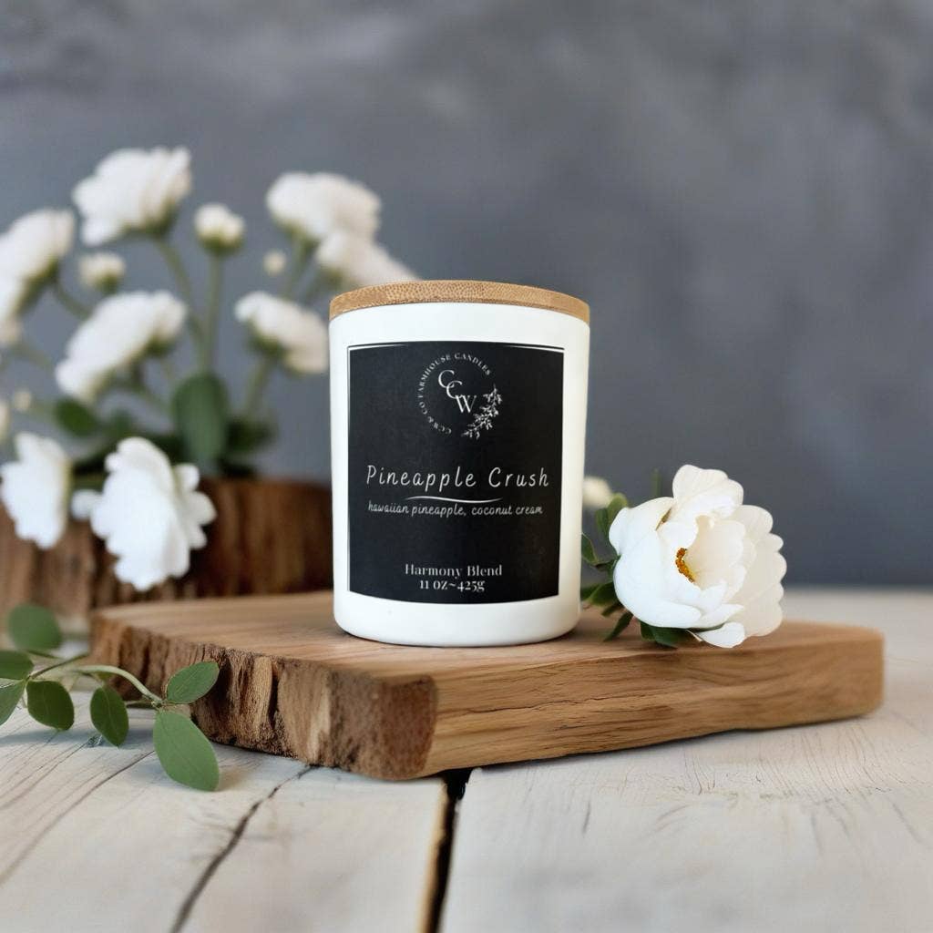 CCW & Co farmhouse candles – wholesale Burkljus – Stuga Burk Ljus – 11 oz | Bondgård Chic~ Ananas Kross