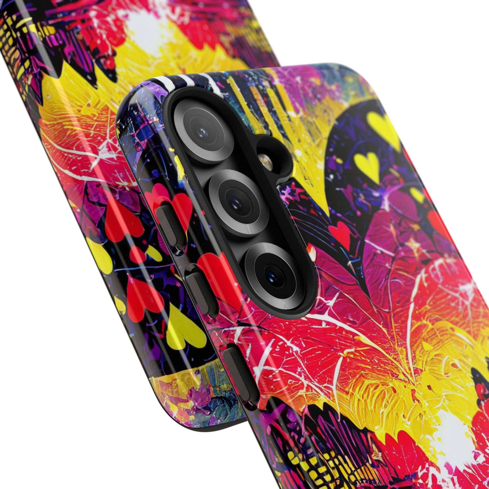 Studio 653 Clothing Co - Wholesale Phone Case - Women's - Vibrant Heart Sunset Tough Phone Case82