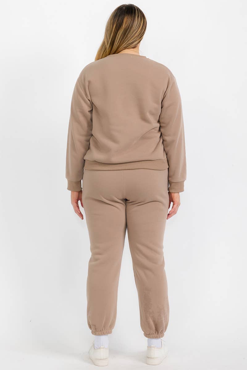 CAPELLA APPAREL - Wholesale Sweatshirt - Women's - Plus Size Classic Poly Fleece Crewneck Pullover11