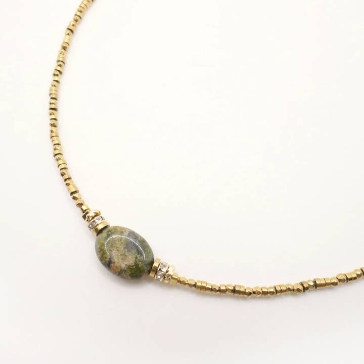 Collar de berilo para venta al por mayor de Cloralys