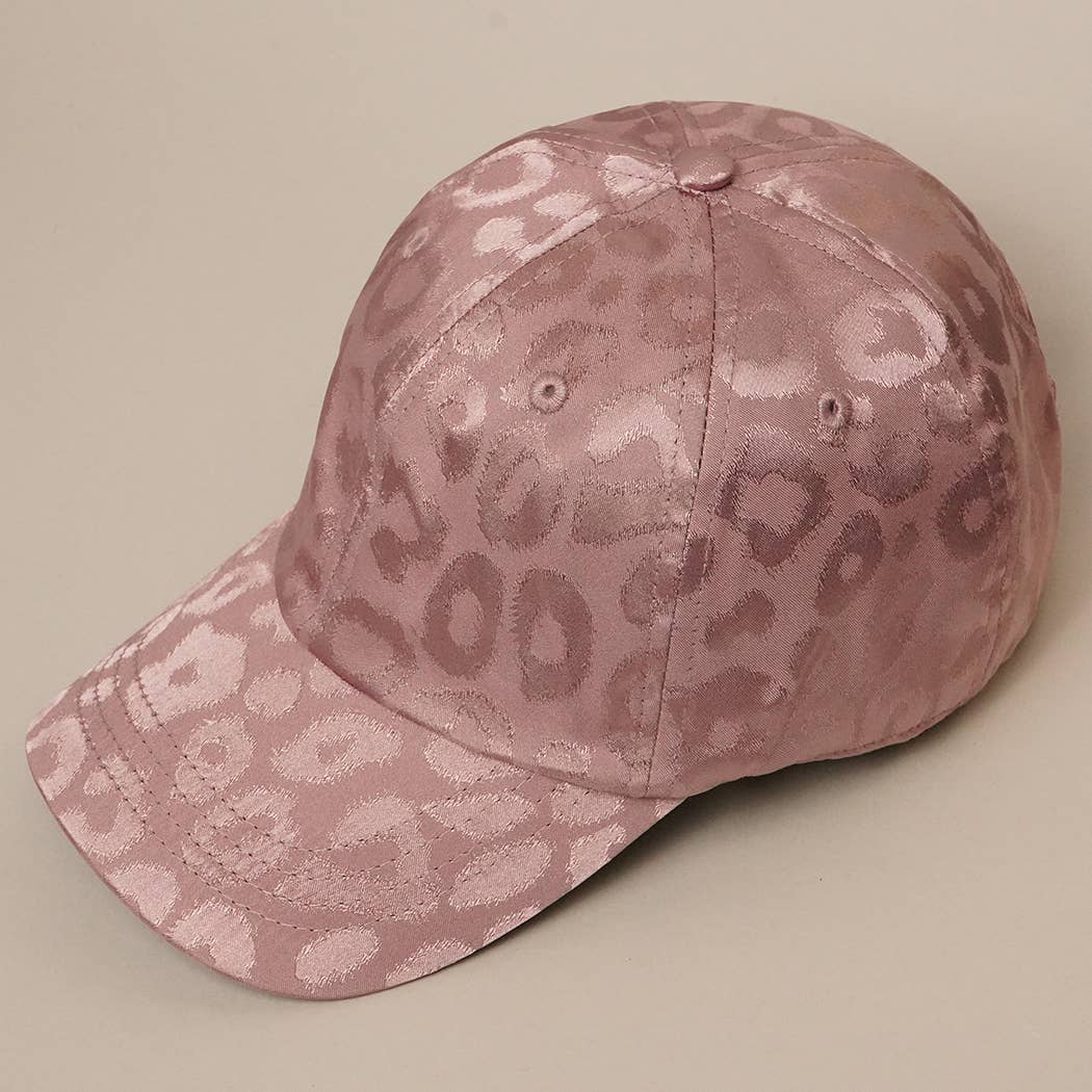 Fashion City – wholesale Baseball cap – Women's – Tonal Leopard Printed Snapback Baseball Cap3