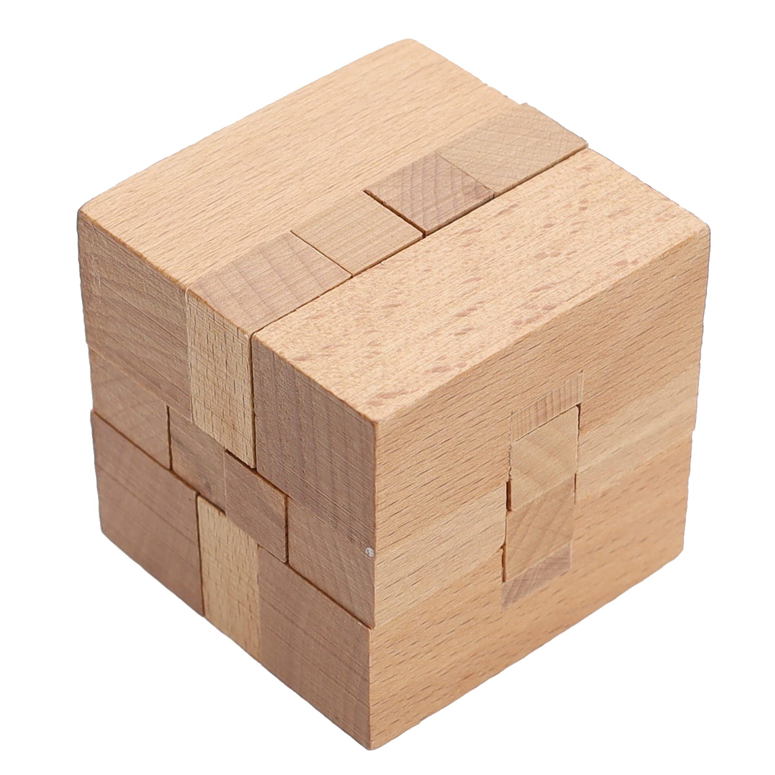 Wood Expressions - Wholesale Puzzle - Adult - Solid Wood 3D Cube Puzzle5