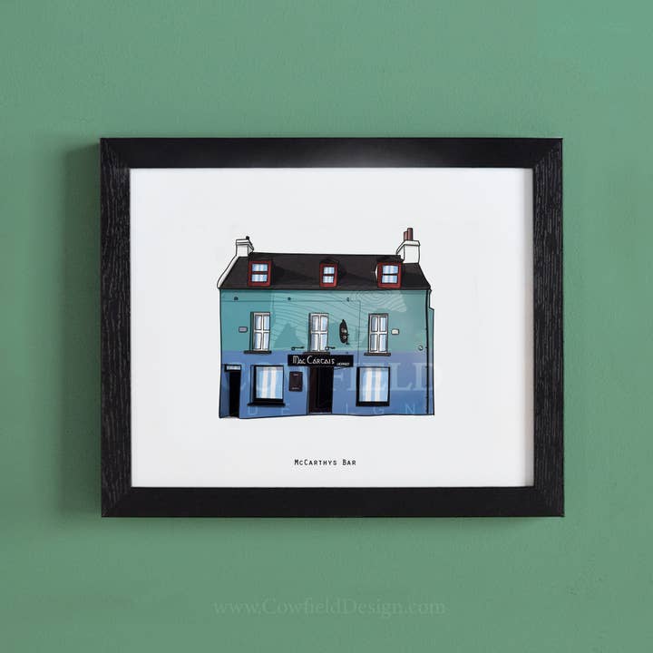 Cowfield Design - Wholesale Art print - Illustrated Pubs of Kerry27